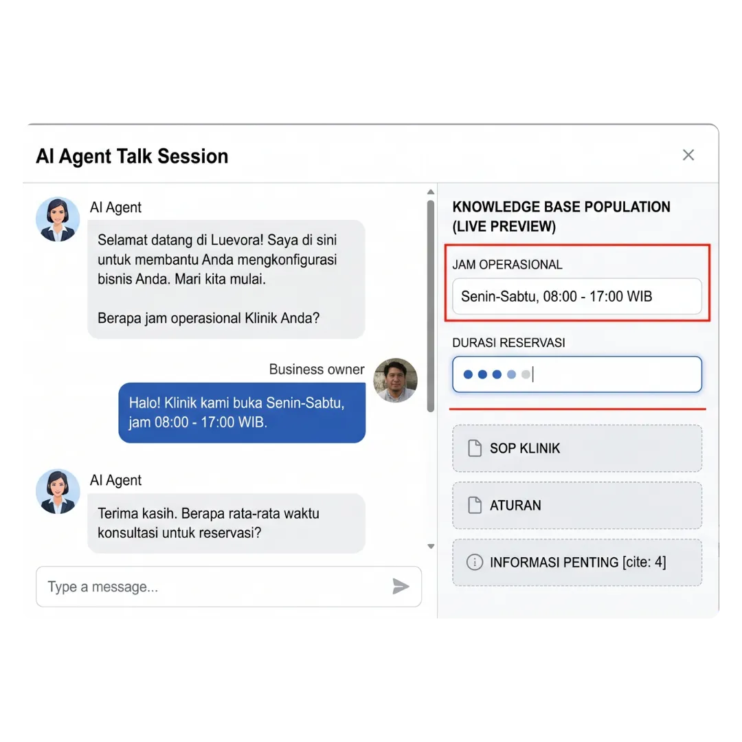 Agent Talk Session Illustration